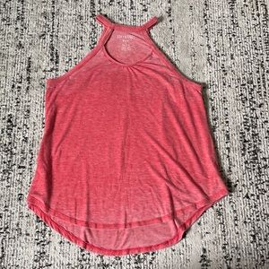 Red Halter Tank Top